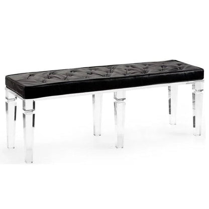 Greta Acrylic Made Bedroom Bench - LOOMLAN - Wildwood - Bedroom Benches