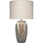 Grey Ceramic Landslide Table Lamp - LOOMLAN - Jamie Young - Table Lamps