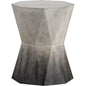 Grey Concrete Prism End Table For Indoor/Outdoor Use - LOOMLAN - SUNPAN - Outdoor Side Tables