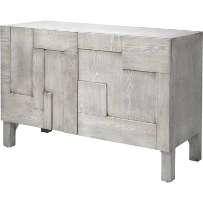 Grey Credenza for Dining Room or Entryway Cabinet - LOOMLAN - Jamie Young - Sideboards