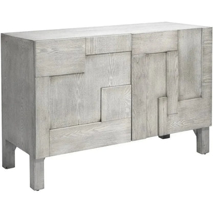 Grey Credenza for Dining Room or Entryway Cabinet - LOOMLAN - Jamie Young - Sideboards