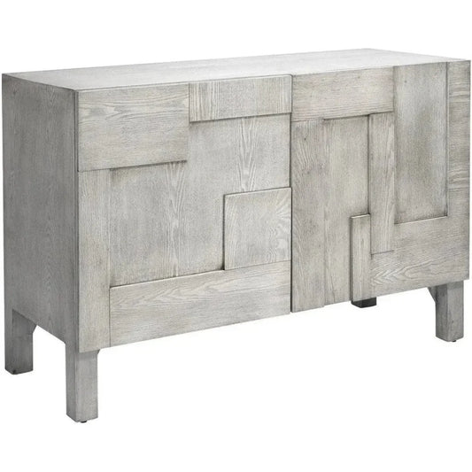 Grey Credenza for Dining Room or Entryway Cabinet - LOOMLAN - Jamie Young - Sideboards