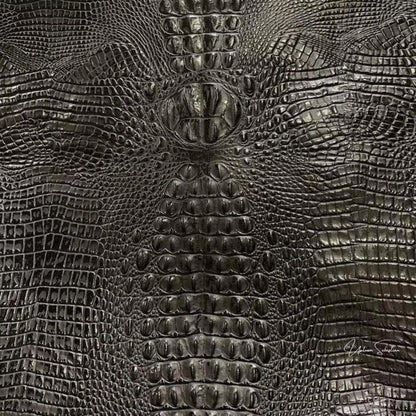 Grey Croc Western Couch Grey Alligator Embossed Leather - LOOMLAN - Uptown Sebastian - Sofas & Loveseats