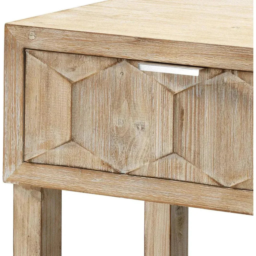 Grey Fir Wood Juniper Two Drawer Console - LOOMLAN - Jamie Young - Console Tables