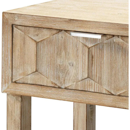 Grey Fir Wood Juniper Two Drawer Console - LOOMLAN - Jamie Young - Console Tables