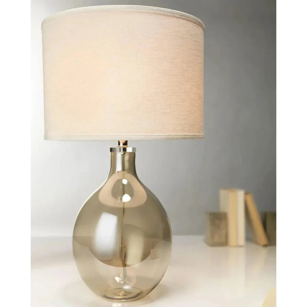 Grey Glass Juliette Table Lamp - LOOMLAN - Jamie Young - Table Lamps
