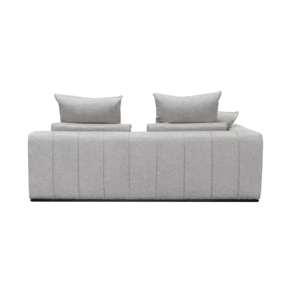 Grey Linen Sullivan Modular Left Facing Sofa Chaise - LOOMLAN - LH Imports - Sectionals