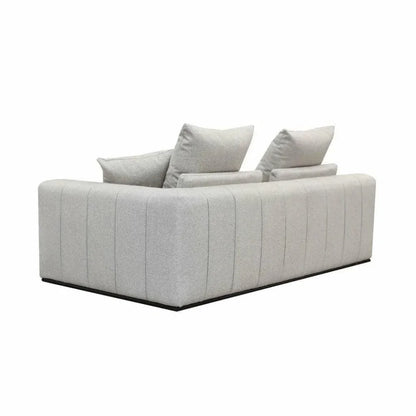 Grey Linen Sullivan Modular Right Facing Chaise Sofa - LOOMLAN - LH Imports - Sectionals