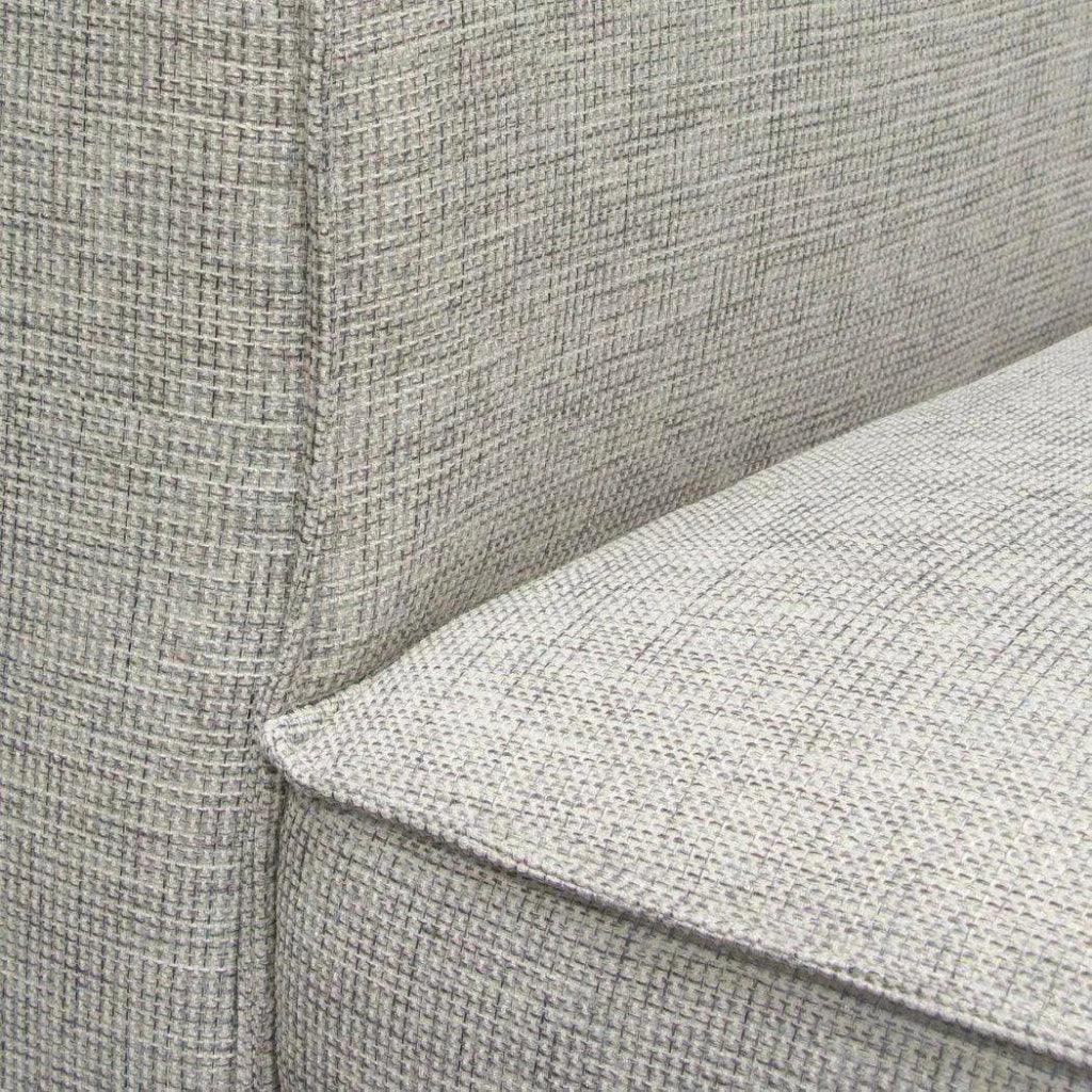 Grey Modular Sectional Sofa Slipper Chair In Barley-Modular Components-Diamond Sofa-LOOMLAN
