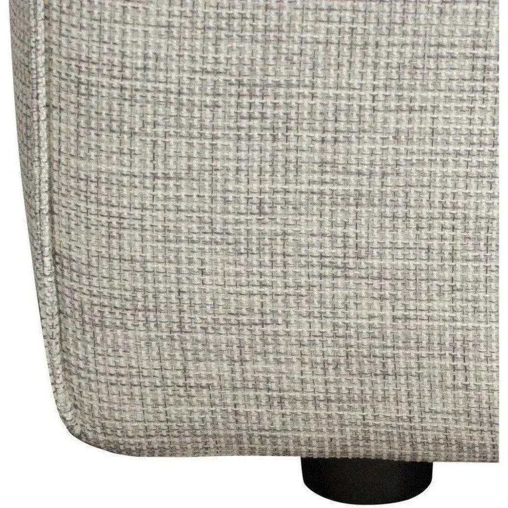 Grey Modular Sectional Sofa Slipper Chair In Barley-Modular Components-Diamond Sofa-LOOMLAN