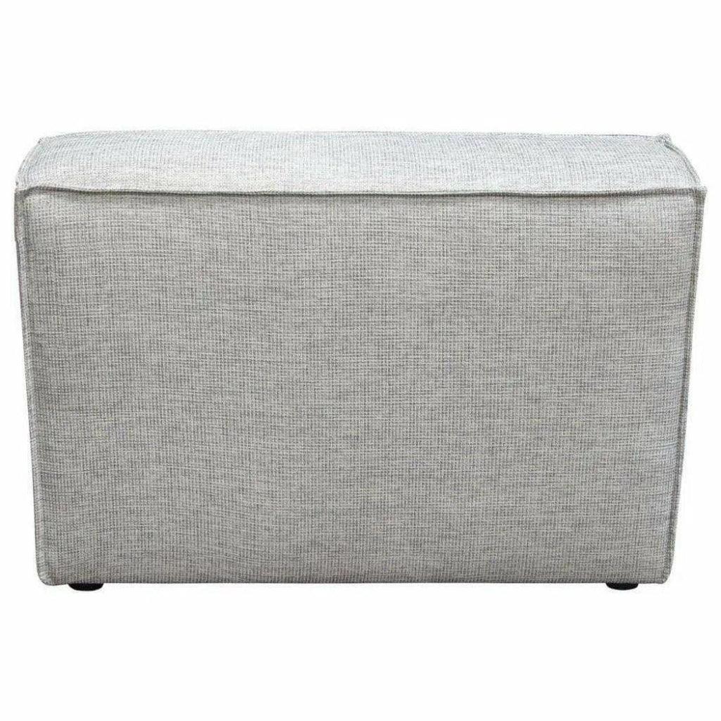 Grey Modular Sectional Sofa Slipper Chair In Barley-Modular Components-Diamond Sofa-LOOMLAN