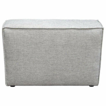 Grey Modular Sectional Sofa Slipper Chair In Barley-Modular Components-Diamond Sofa-LOOMLAN