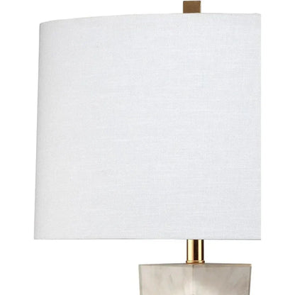 Grey Paper Lacquer Spectacle Table Lamp - LOOMLAN - Jamie Young - Table Lamps