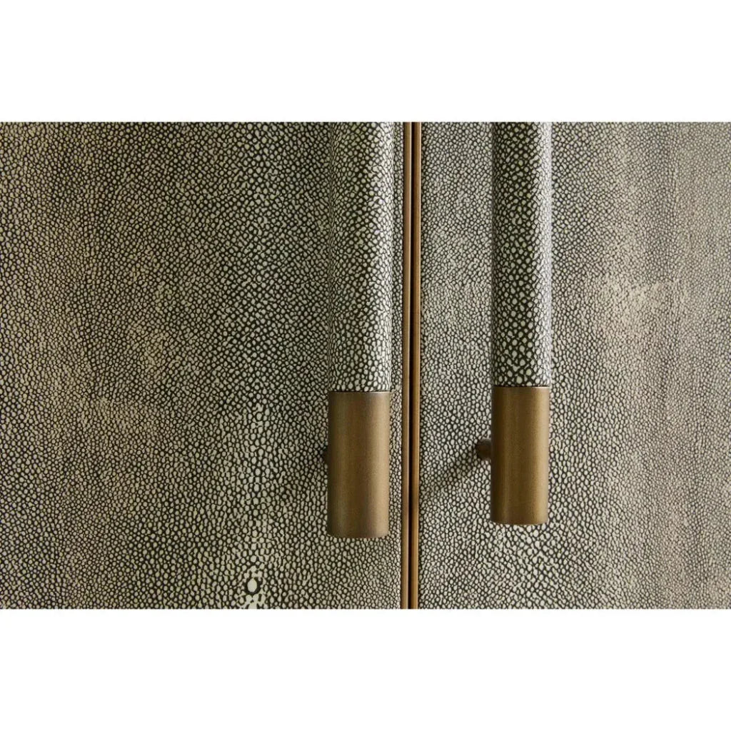 Grey Shagreen Retro Sideboard on Stand - LOOMLAN - Moe's Home - Sideboards