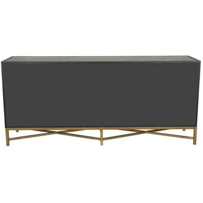 Grey Shagreen Retro Sideboard on Stand - LOOMLAN - Moe's Home - Sideboards