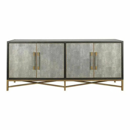 Grey Shagreen Retro Sideboard on Stand - LOOMLAN - Moe's Home - Sideboards