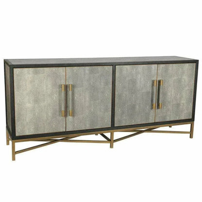 Grey Shagreen Retro Sideboard on Stand - LOOMLAN - Moe's Home - Sideboards