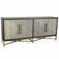 Grey Shagreen Retro Sideboard on Stand - LOOMLAN - Moe's Home - Sideboards