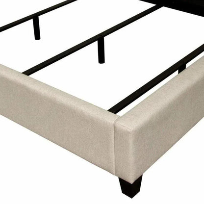 Grid Tufted Low Profile Bed Frame - LOOMLAN - Diamond Sofa - Beds