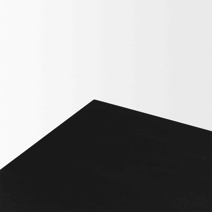 Grier Five Drawers Wooden Black Office Desk