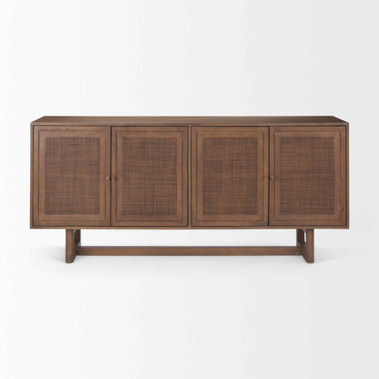 Grier Four Doors Wood Sideboard