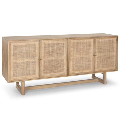 Grier Four Doors Wood Sideboard
