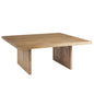 Grier Wood Top Square Coffee Table