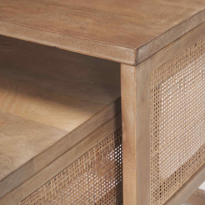 Grier Wooded Nesting Accent Table (Set of 2)