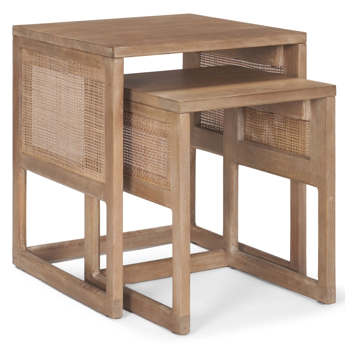 Grier Wooded Nesting Accent Table (Set of 2)