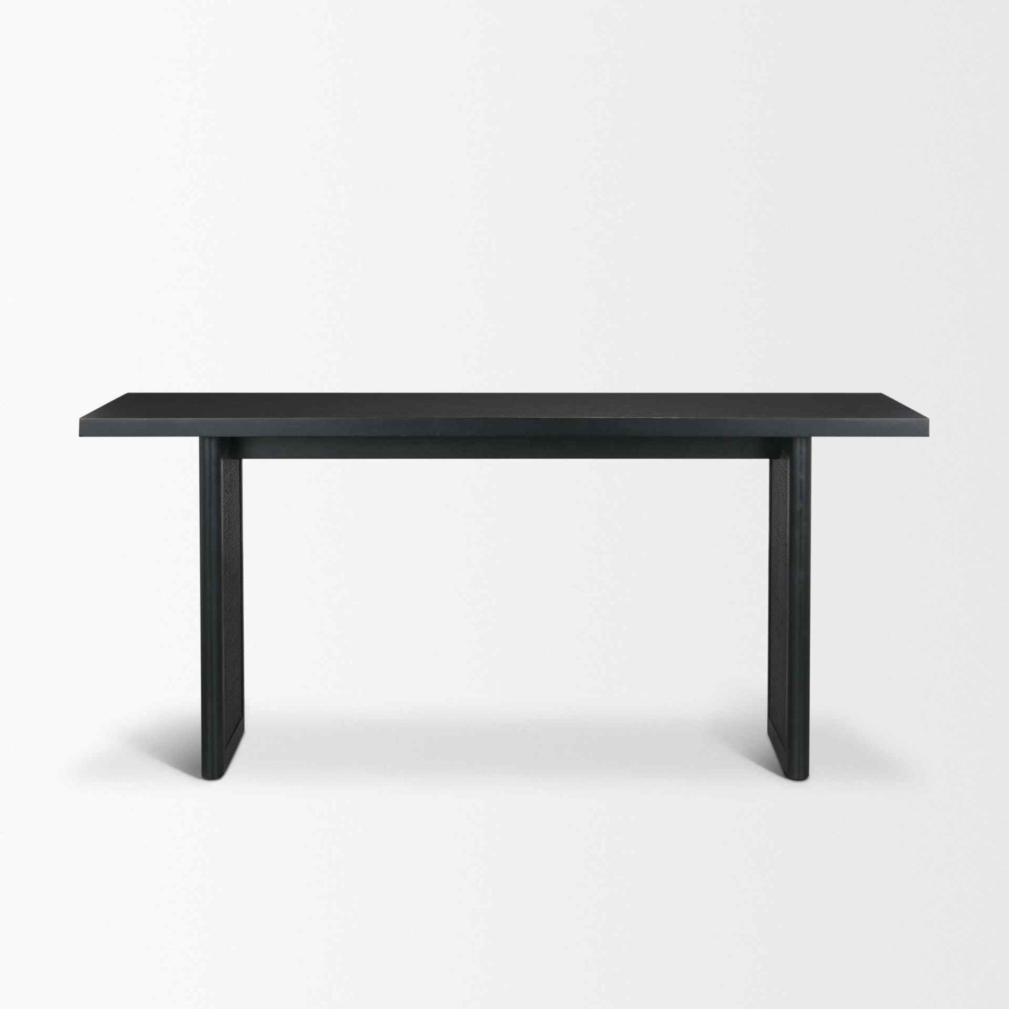Grier Wooden Black Console Table