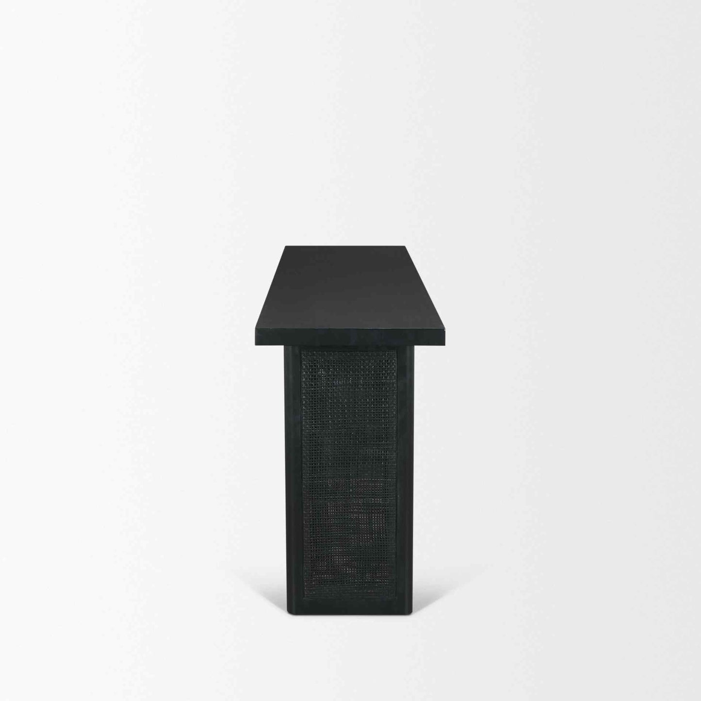 Grier Wooden Black Console Table