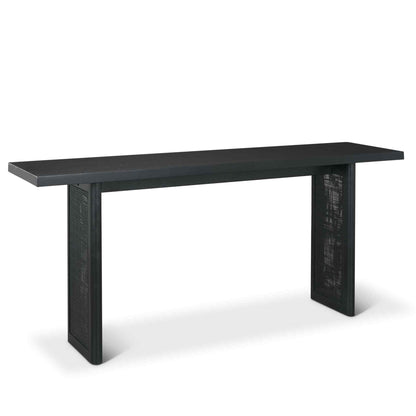 Grier Wooden Black Console Table