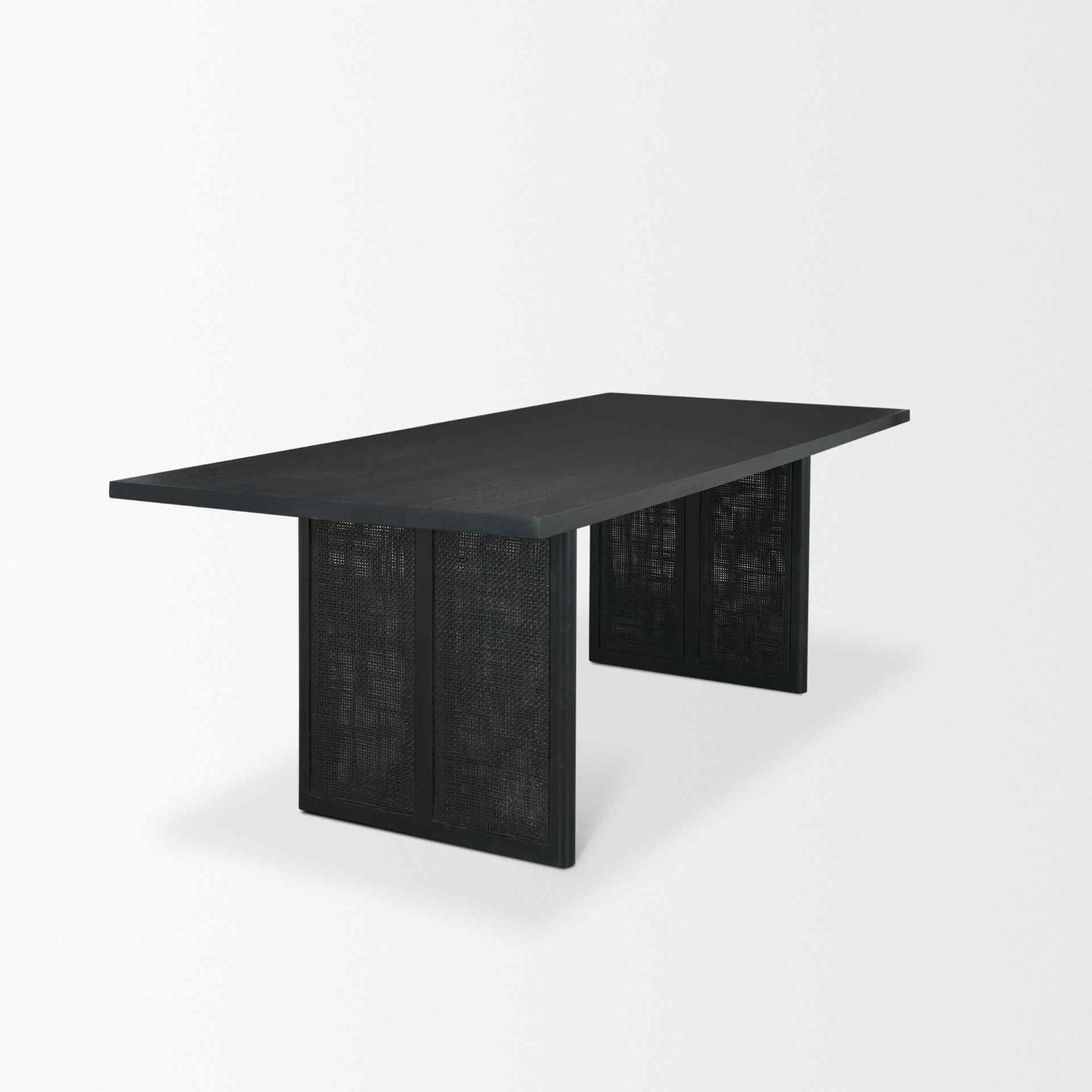 Grier Wooden Black Dining Table
