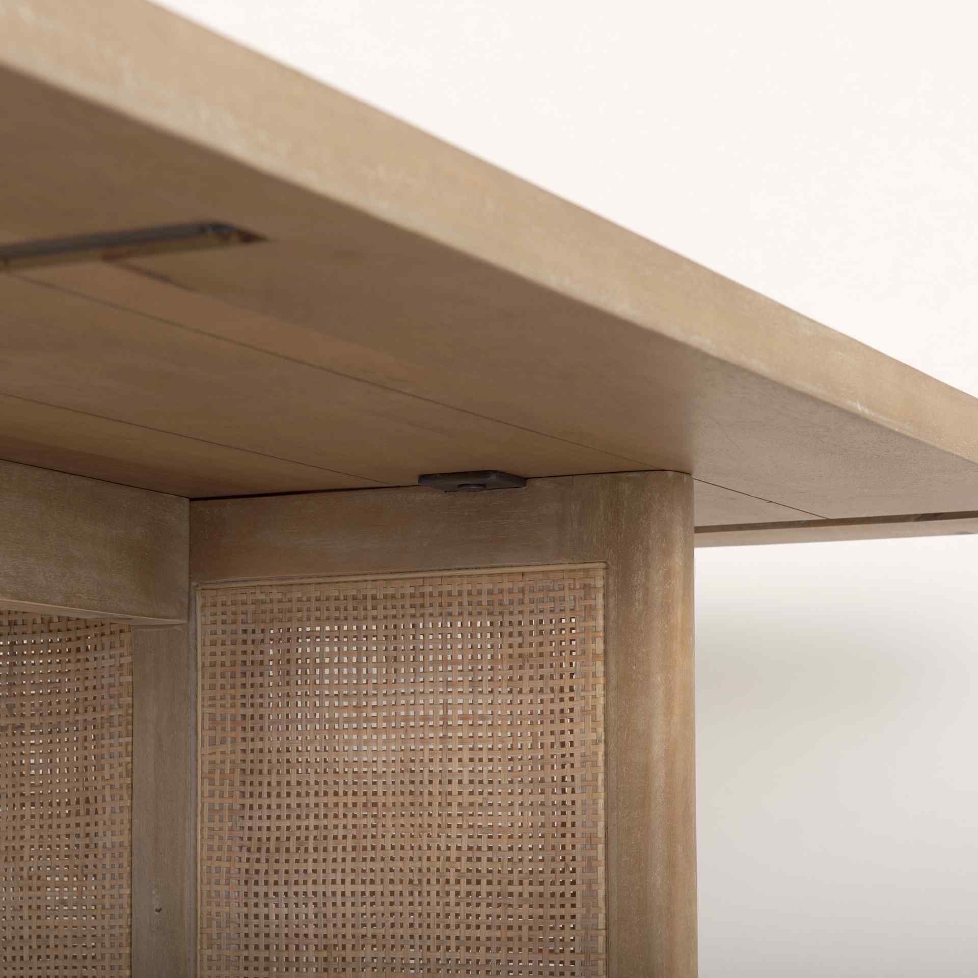 Grier Wooden Rectangular Dining Table-Dining Tables-Mercana-LOOMLAN