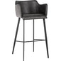 Griffin Leather Modern Barstool - LOOMLAN - SUNPAN - Bar Stools