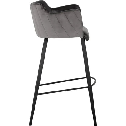 Griffin Leather Modern Barstool - LOOMLAN - SUNPAN - Bar Stools