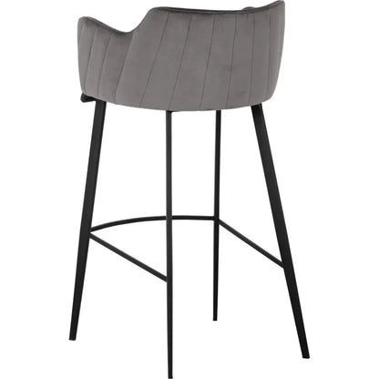 Griffin Leather Modern Barstool - LOOMLAN - SUNPAN - Bar Stools