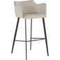 Griffin Leather Modern Barstool - LOOMLAN - SUNPAN - Bar Stools