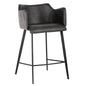 Griffin Leather Modern Counter Stool - LOOMLAN - SUNPAN - Counter Stools