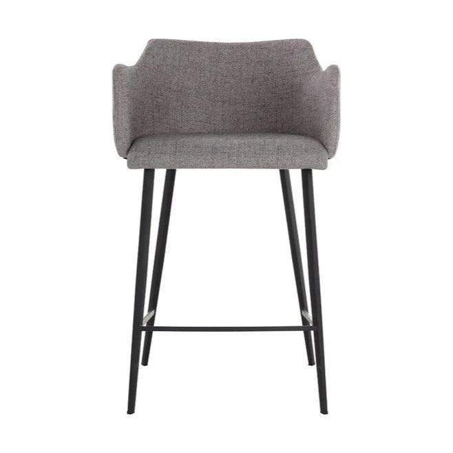 Griffin Leather Modern Counter Stool - LOOMLAN - SUNPAN - Counter Stools
