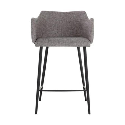 Griffin Leather Modern Counter Stool - LOOMLAN - SUNPAN - Counter Stools