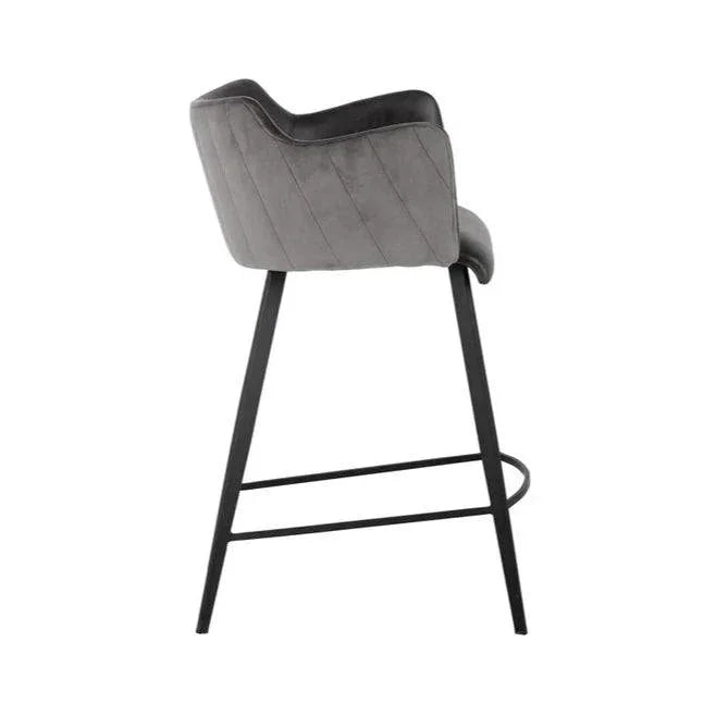 Griffin Leather Modern Counter Stool - LOOMLAN - SUNPAN - Counter Stools