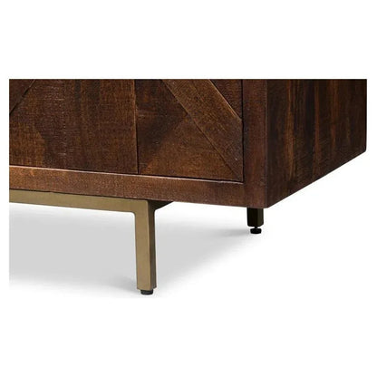 Griglia Four Door Sideboard - LOOMLAN - Sarreid - Sideboards