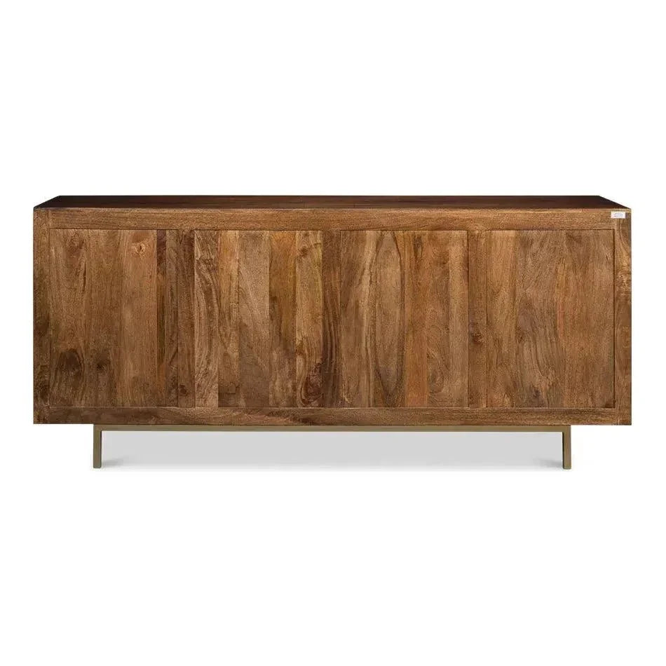 Griglia Four Door Sideboard - LOOMLAN - Sarreid - Sideboards