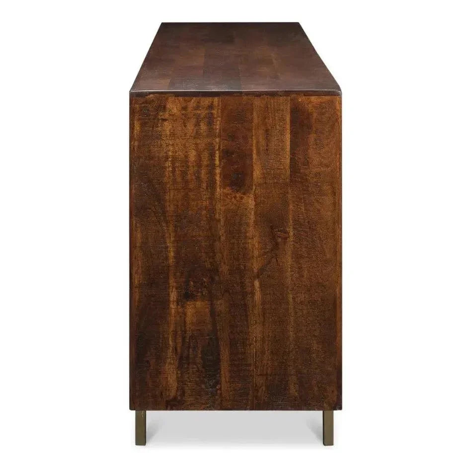 Griglia Four Door Sideboard - LOOMLAN - Sarreid - Sideboards