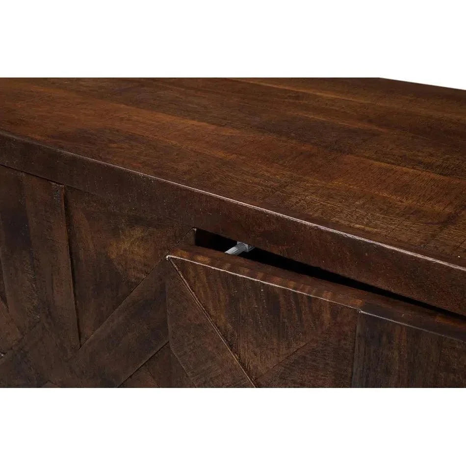 Griglia Four Door Sideboard - LOOMLAN - Sarreid - Sideboards