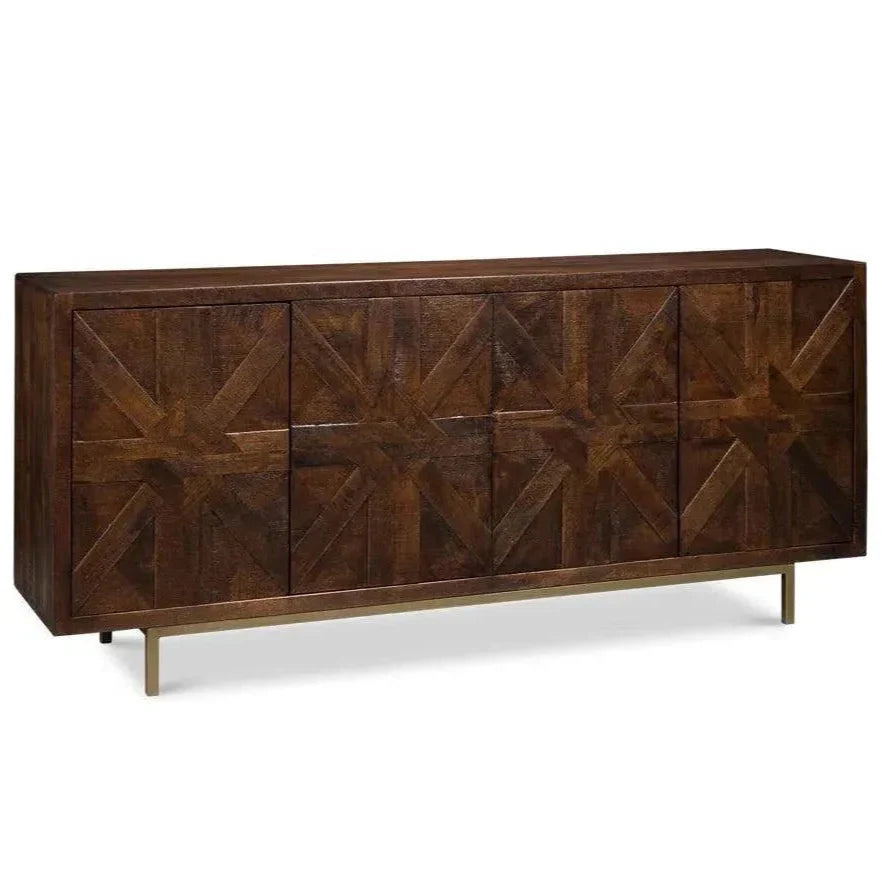 Griglia Four Door Sideboard - LOOMLAN - Sarreid - Sideboards