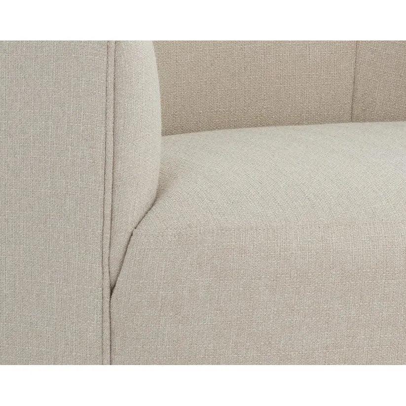 Grimaldi Fabric Swivel Armchair - LOOMLAN - SUNPAN - Club Chairs