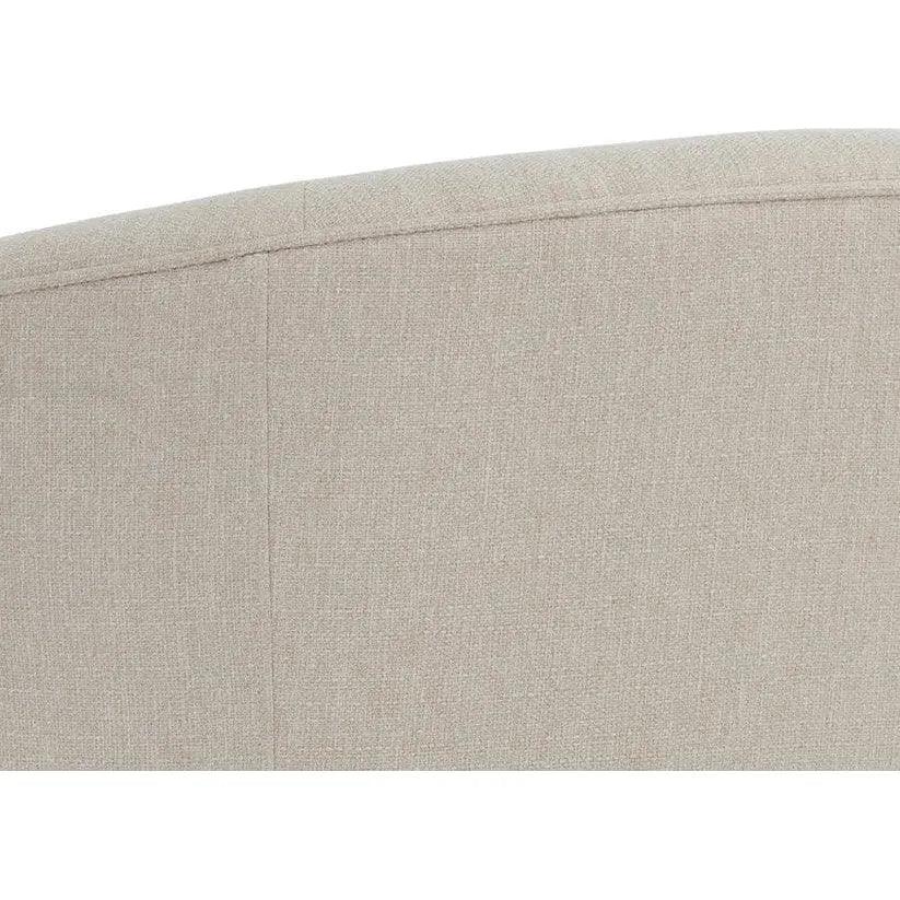 Grimaldi Fabric Swivel Armchair - LOOMLAN - SUNPAN - Club Chairs