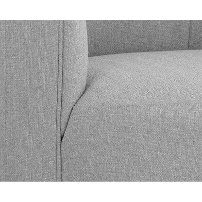 Grimaldi Fabric Swivel Armchair - LOOMLAN - SUNPAN - Club Chairs